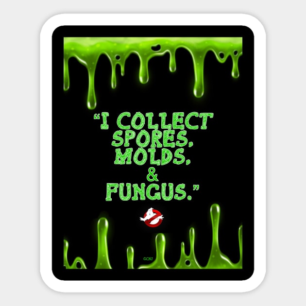 Spores, molds and fungus Sticker by GCNJ- Ghostbusters New Jersey